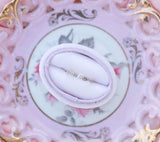 Ring Box in Lavender Orchid Velvet