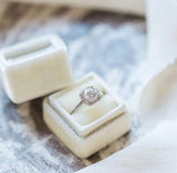 Buttercream Wedding Ring Box