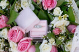 Wedding Ring Box in Blush