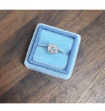 Smokey Blue Engagement Ring Box