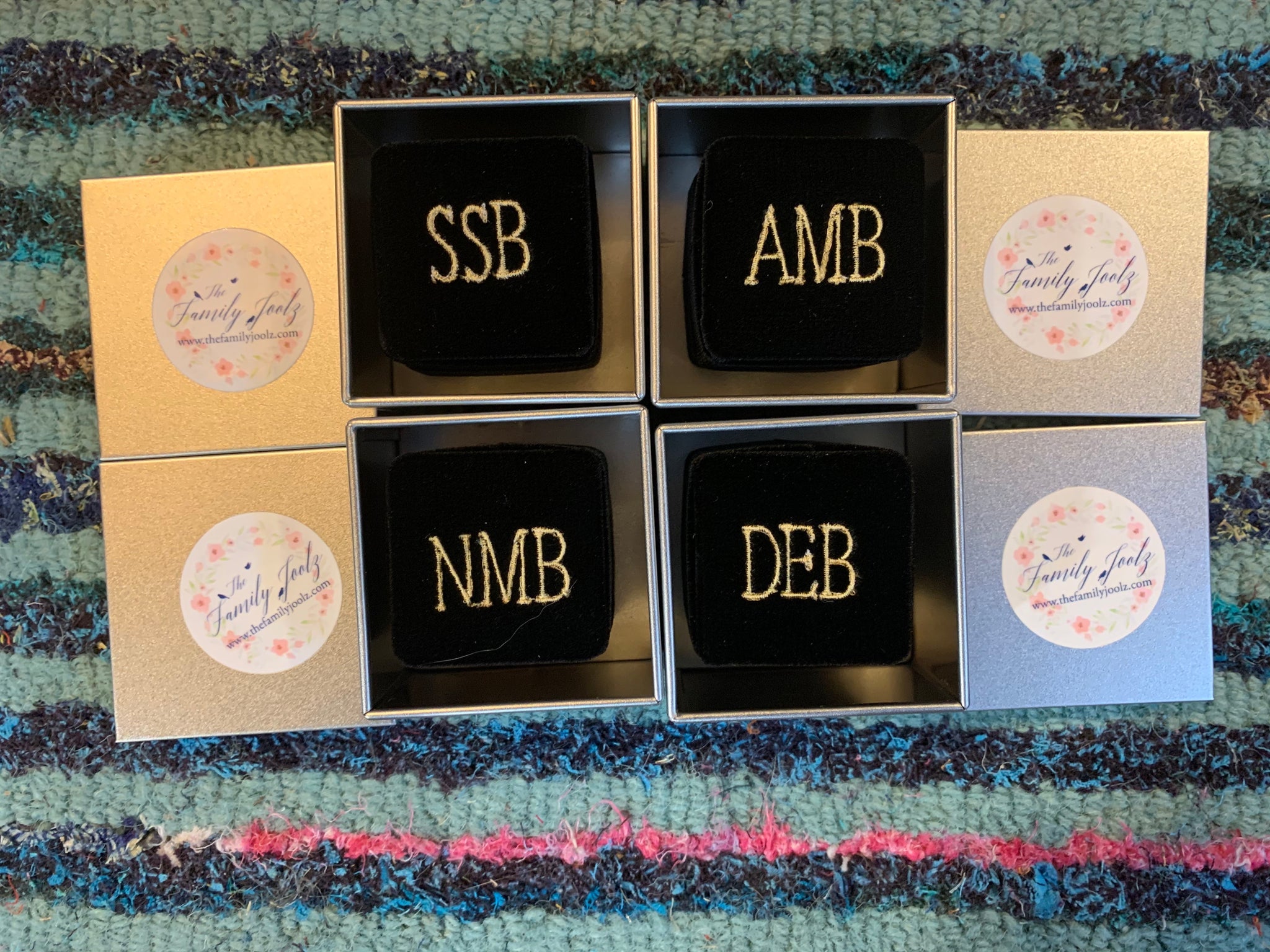 Velvet Ring Box Monogram – The Family Joolz